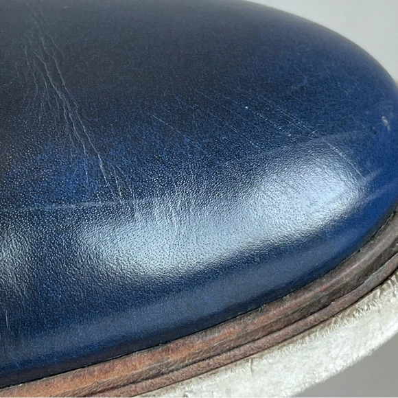 Cole Haan Mens Grand Evolution Monk Strap Oxford Deep Blue Leather Size 11 - Picture 11 of 15